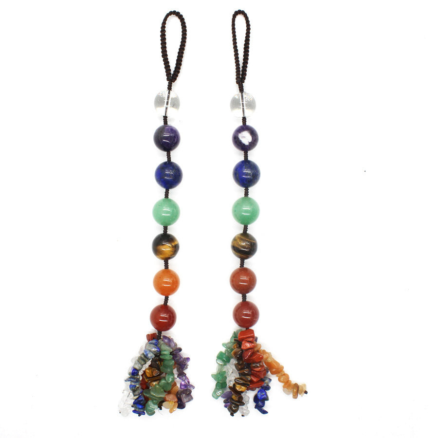 Olivenorma Chakra Stone Tree Of Life Cycling Pendant Ornaments - image 9
