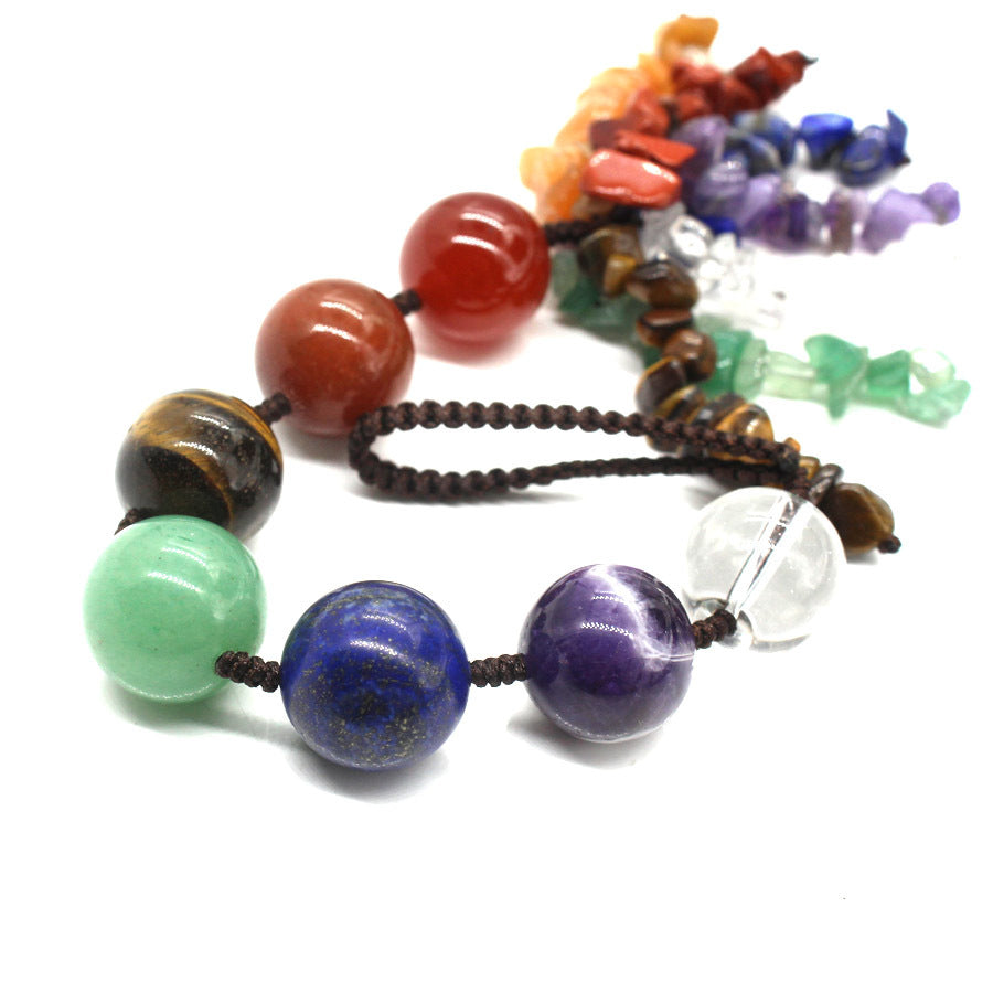 Olivenorma Chakra Stone Tree Of Life Cycling Pendant Ornaments - image 10