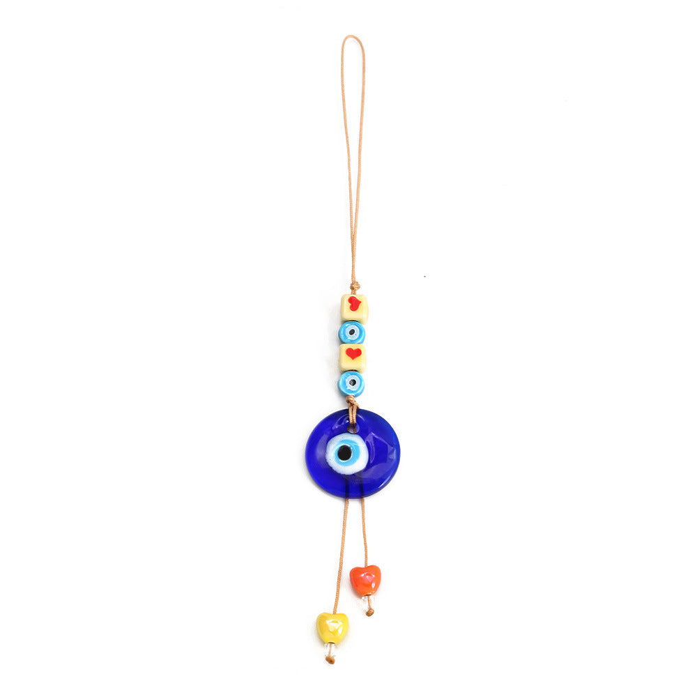 Olivenorma Blue Glass Evil Eye Car Pendant Ornament - Evil Eye#2 - image 3