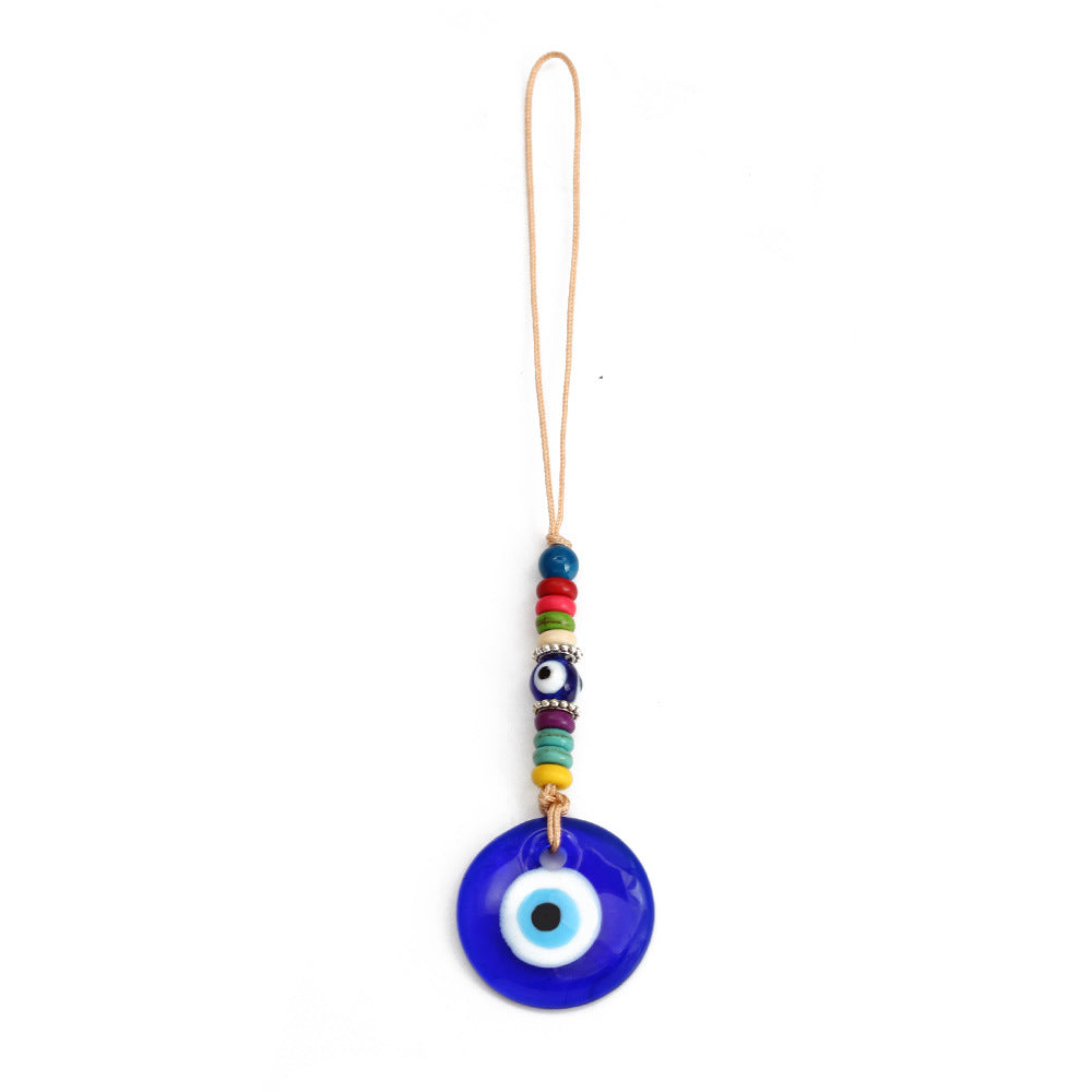 Olivenorma Blue Glass Evil Eye Car Pendant Ornament - Evil Eye#1 - image 1