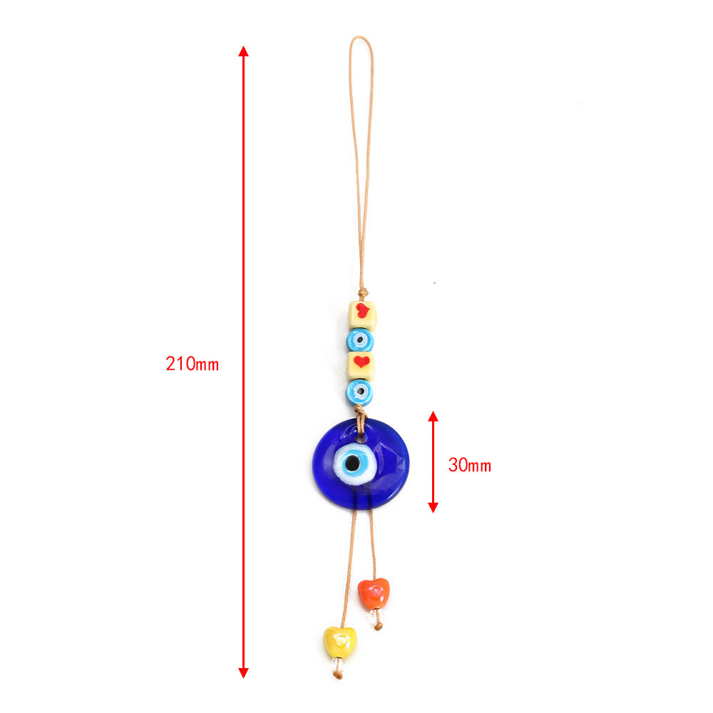 Olivenorma Blue Glass Evil Eye Car Pendant Ornament - image 4