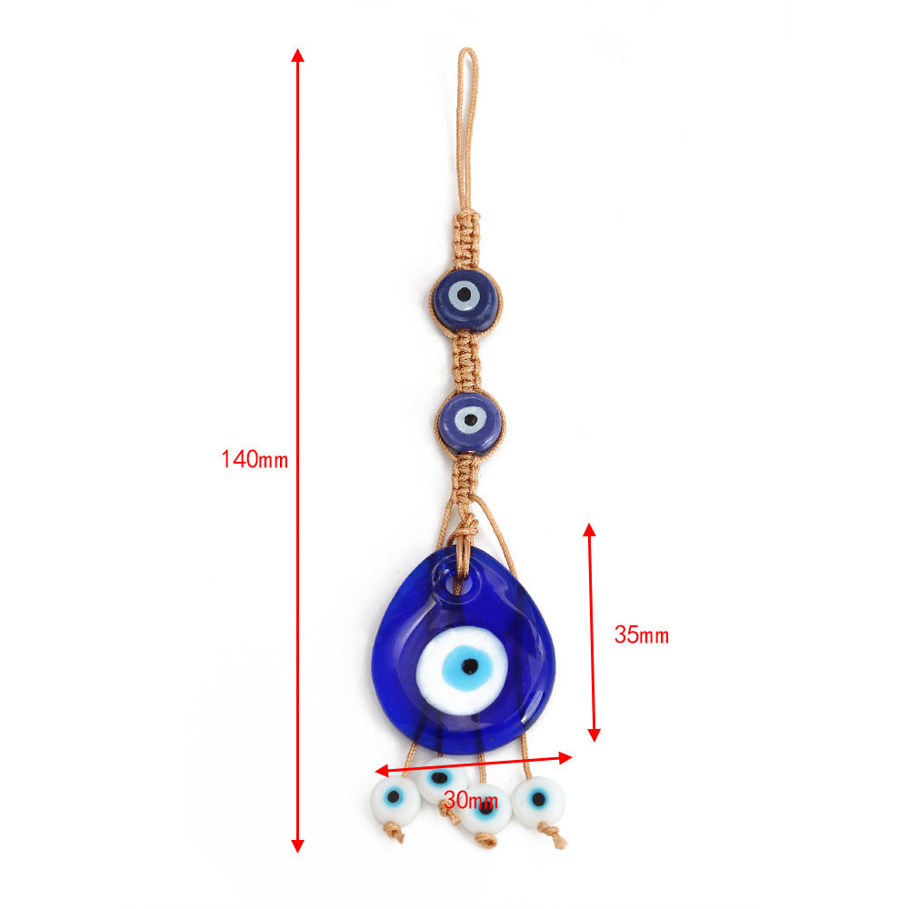 Olivenorma Blue Glass Evil Eye Car Pendant Ornament - image 12