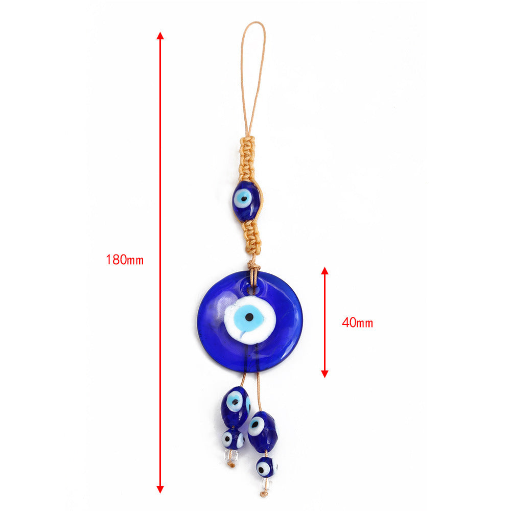 Olivenorma Blue Glass Evil Eye Car Pendant Ornament - image 10