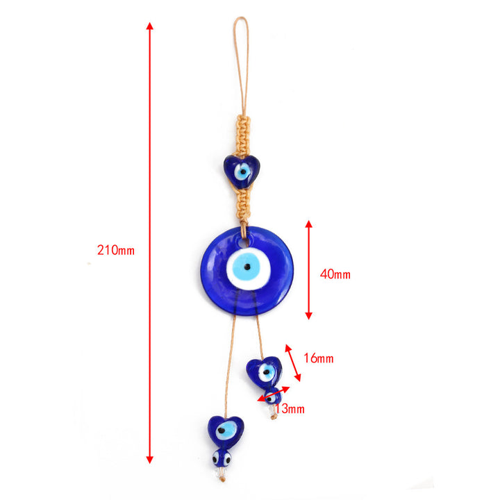 Olivenorma Blue Glass Evil Eye Car Pendant Ornament - image 18