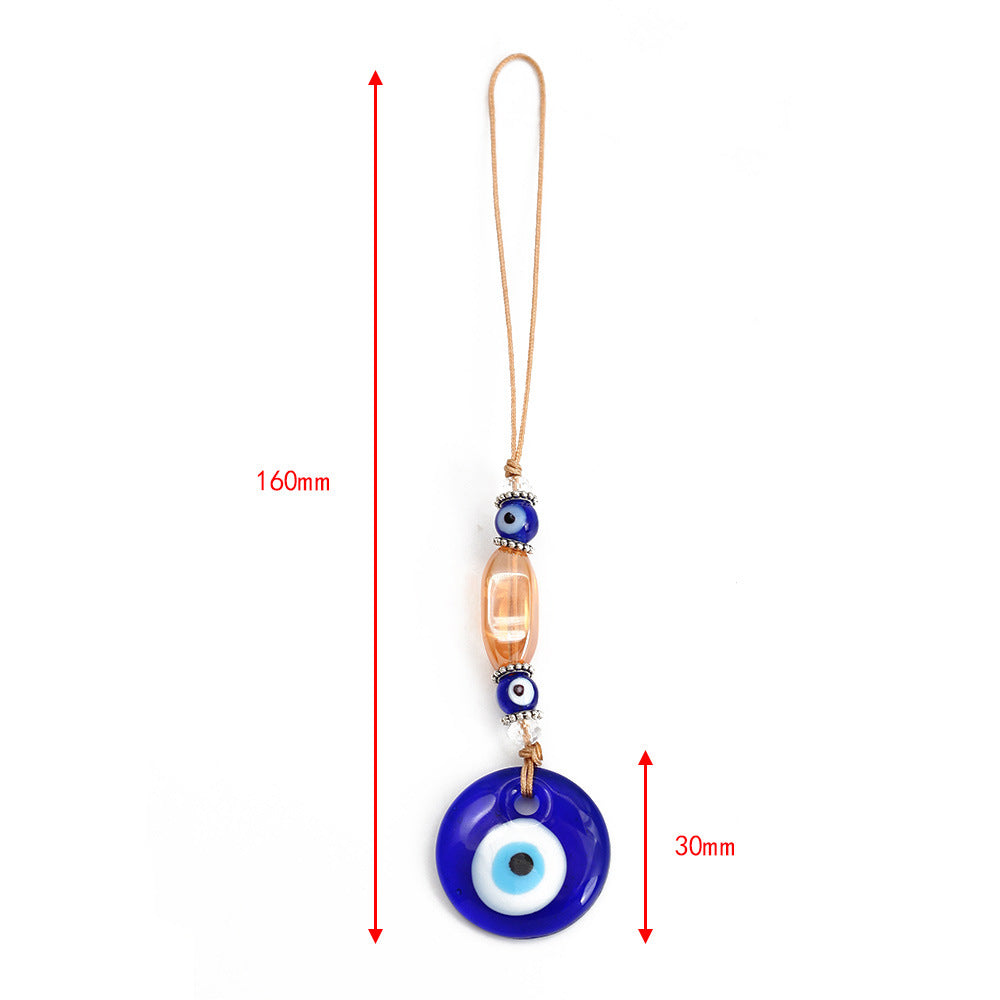 Olivenorma Blue Glass Evil Eye Car Pendant Ornament - image 22
