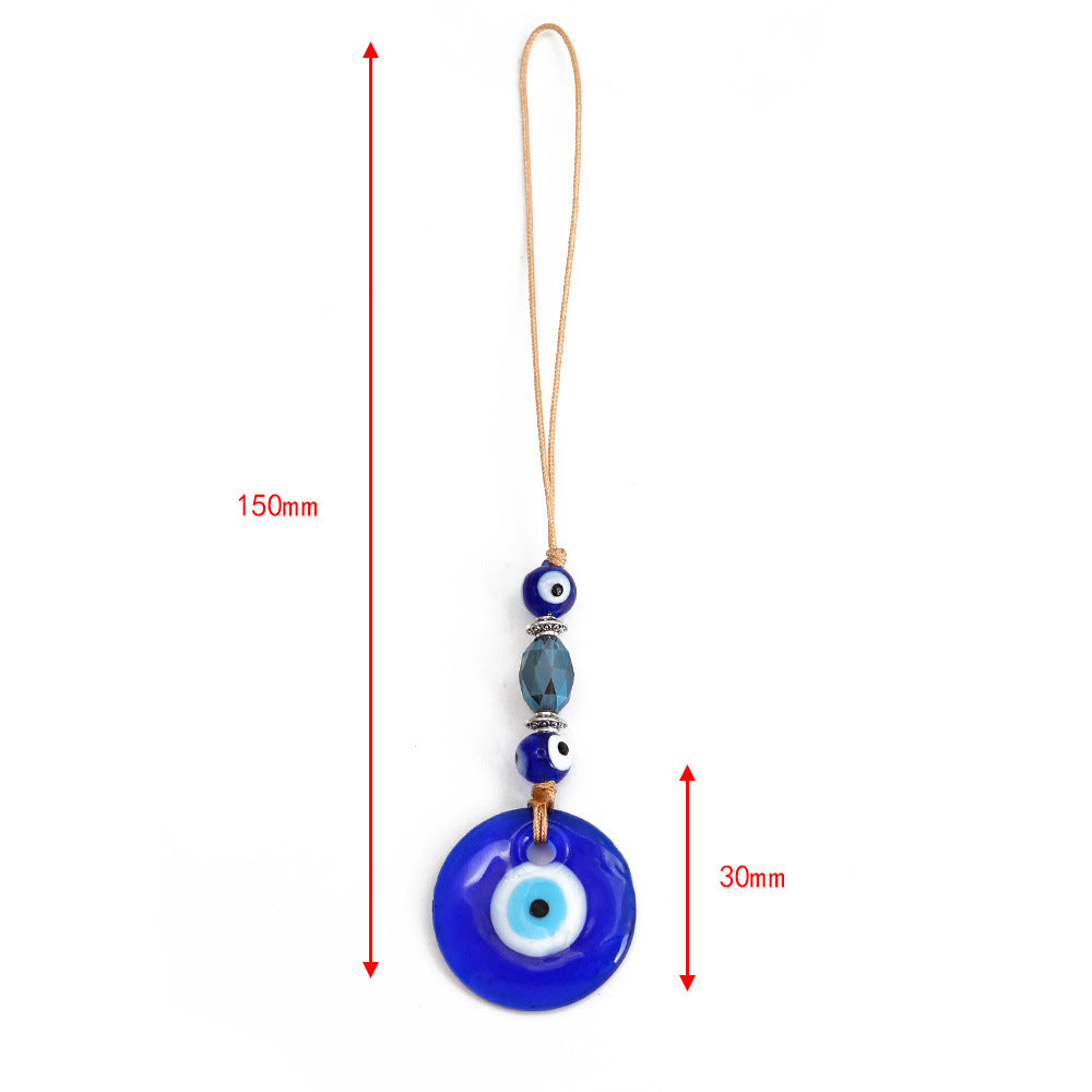 Olivenorma Blue Glass Evil Eye Car Pendant Ornament - image 20