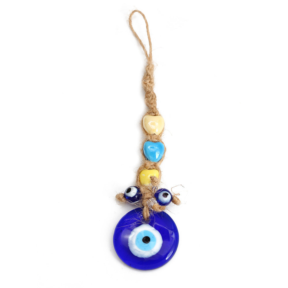 Olivenorma Blue Glass Evil Eye Car Pendant Ornament - Evil Eye#4 - image 7