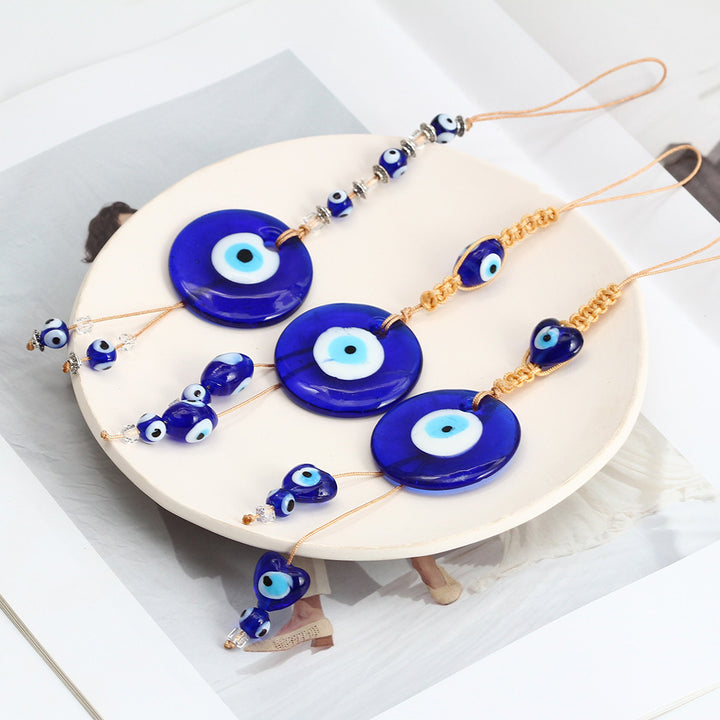 Olivenorma Blue Glass Evil Eye Car Pendant Ornament - image 31