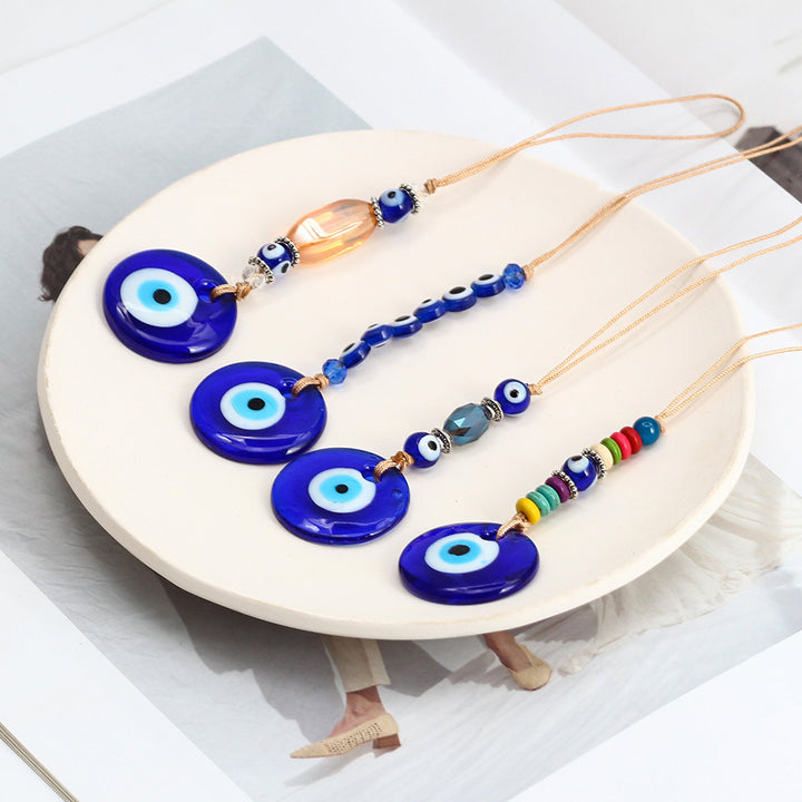 Olivenorma Blue Glass Evil Eye Car Pendant Ornament - image 32