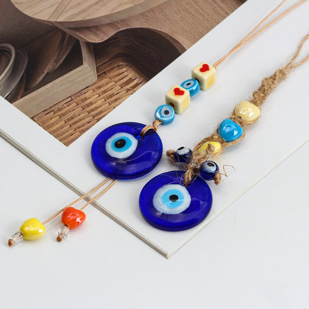 Olivenorma Blue Glass Evil Eye Car Pendant Ornament - image 36