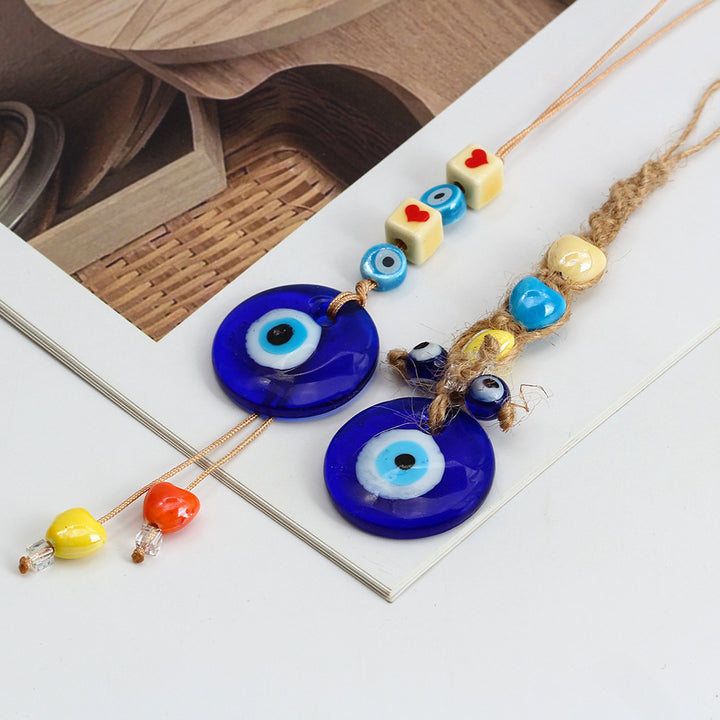 Olivenorma Blue Glass Evil Eye Car Pendant Ornament - image 36