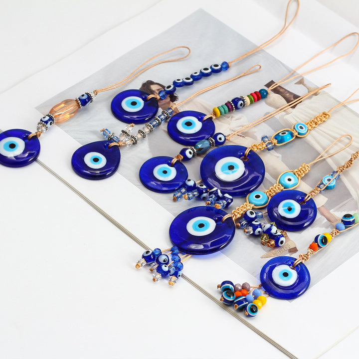 Olivenorma Blue Glass Evil Eye Car Pendant Ornament - image 38