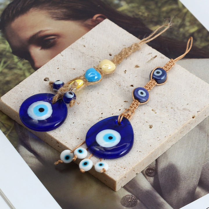 Olivenorma Blue Glass Evil Eye Car Pendant Ornament - image 39