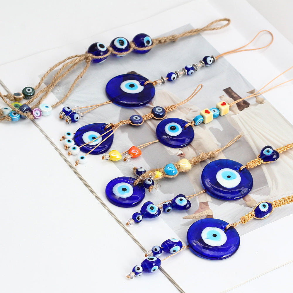 Olivenorma Blue Glass Evil Eye Car Pendant Ornament - image 37