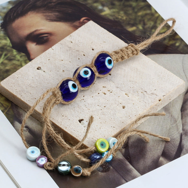 Olivenorma Blue Glass Evil Eye Car Pendant Ornament - image 40