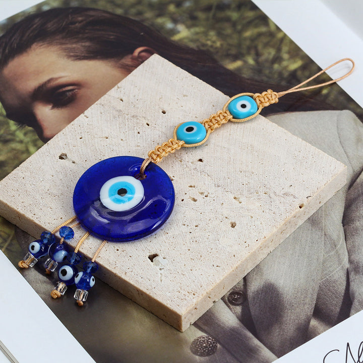 Olivenorma Blue Glass Evil Eye Car Pendant Ornament - image 42