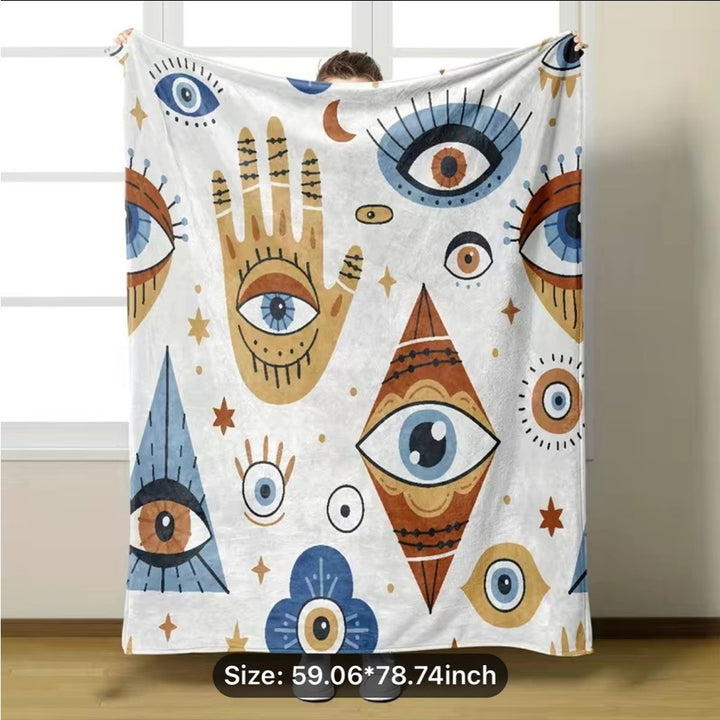 Olivenorma Evil Eye Protection Print Blanket - image 2