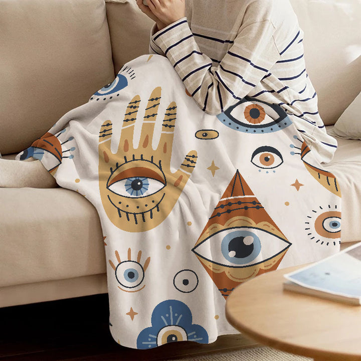 Olivenorma Evil Eye Protection Print Blanket - image 1
