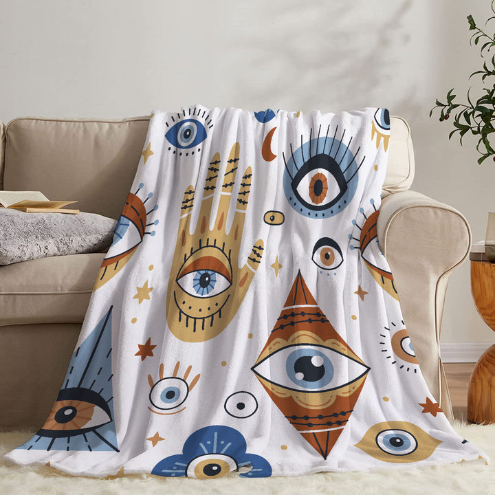 Olivenorma Evil Eye Protection Print Blanket - 150*200cm - image 0