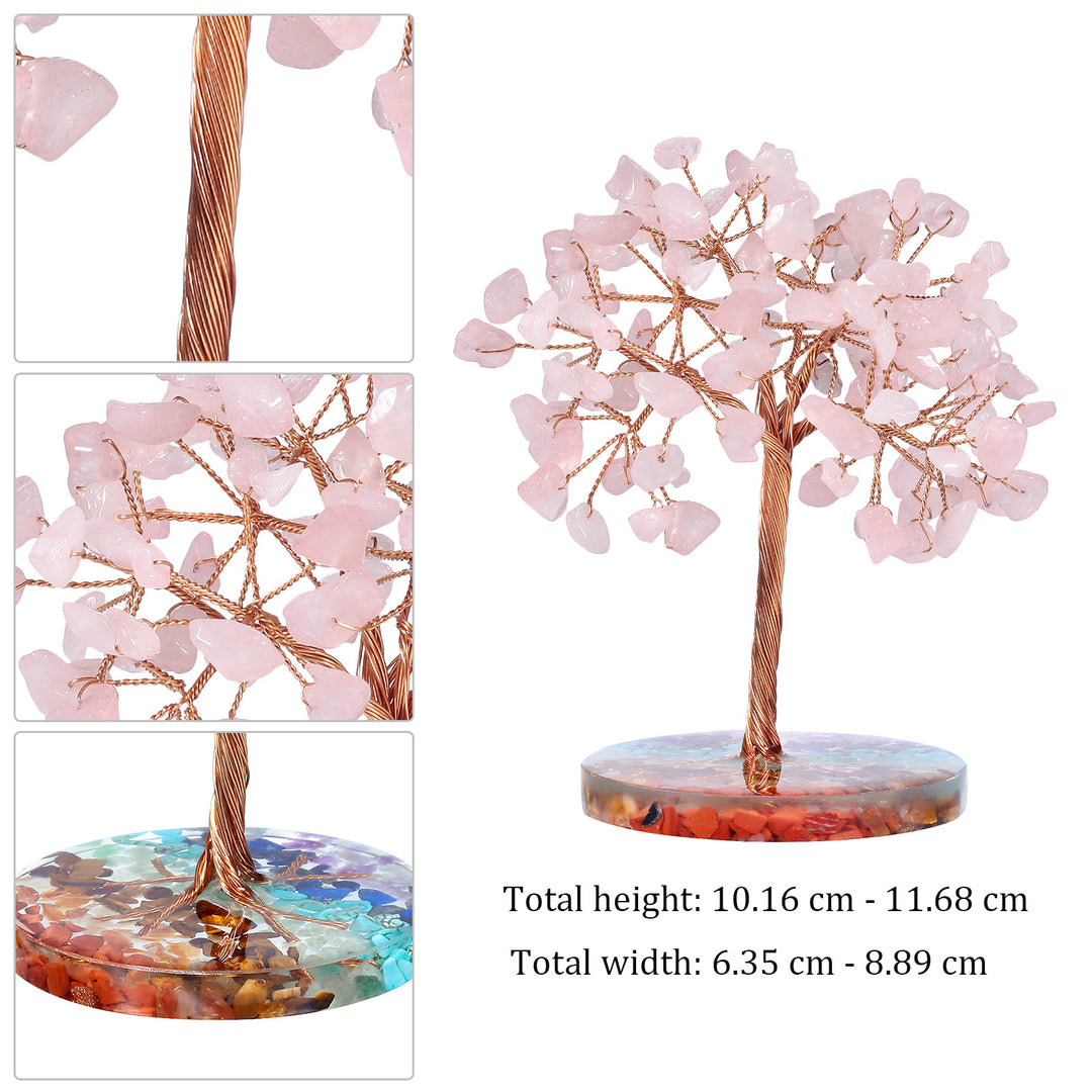 Olivenorma Chakra Gravel Round Base Feng Shui Tree - image 11