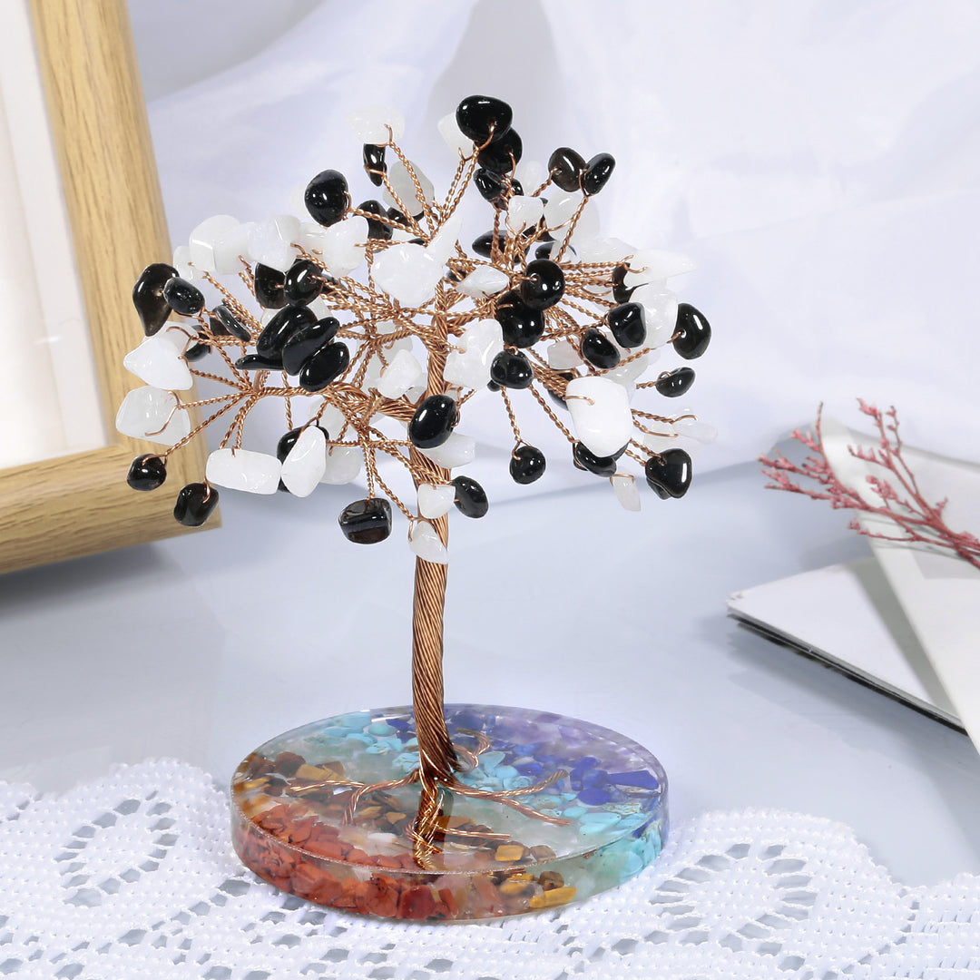 Olivenorma Chakra Gravel Round Base Feng Shui Tree - image 26