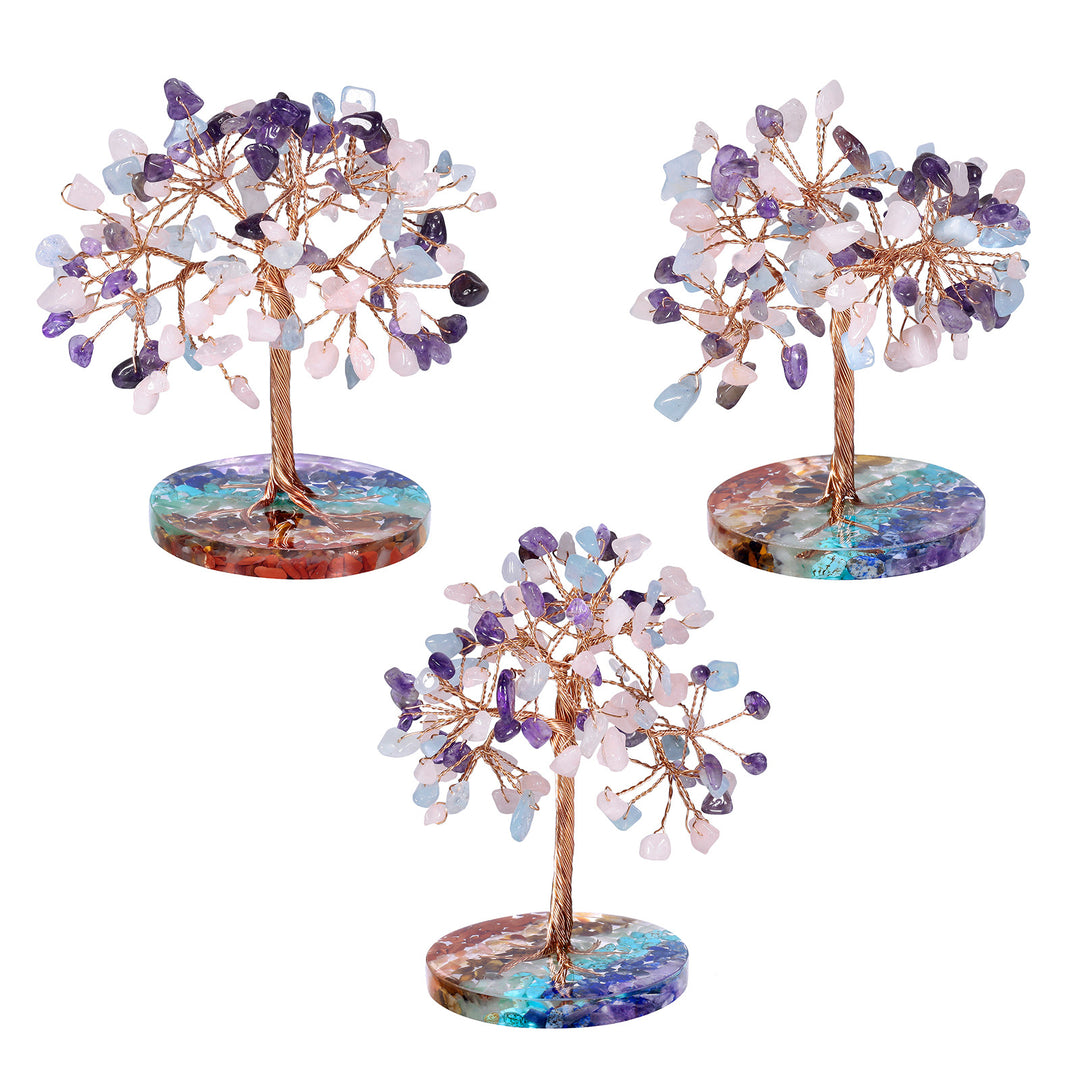 Olivenorma Chakra Gravel Round Base Feng Shui Tree - image 37