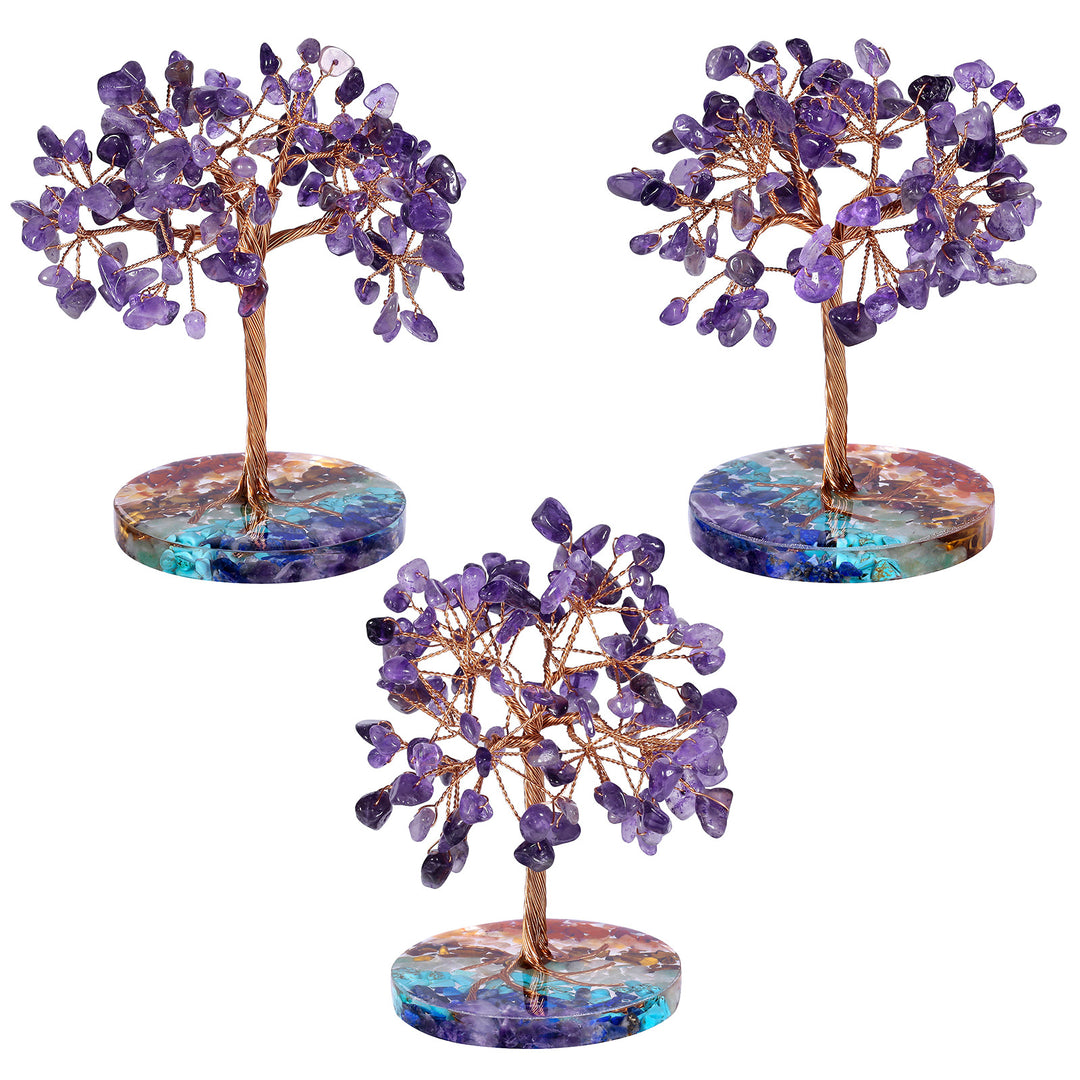 Olivenorma Chakra Gravel Round Base Feng Shui Tree - image 21