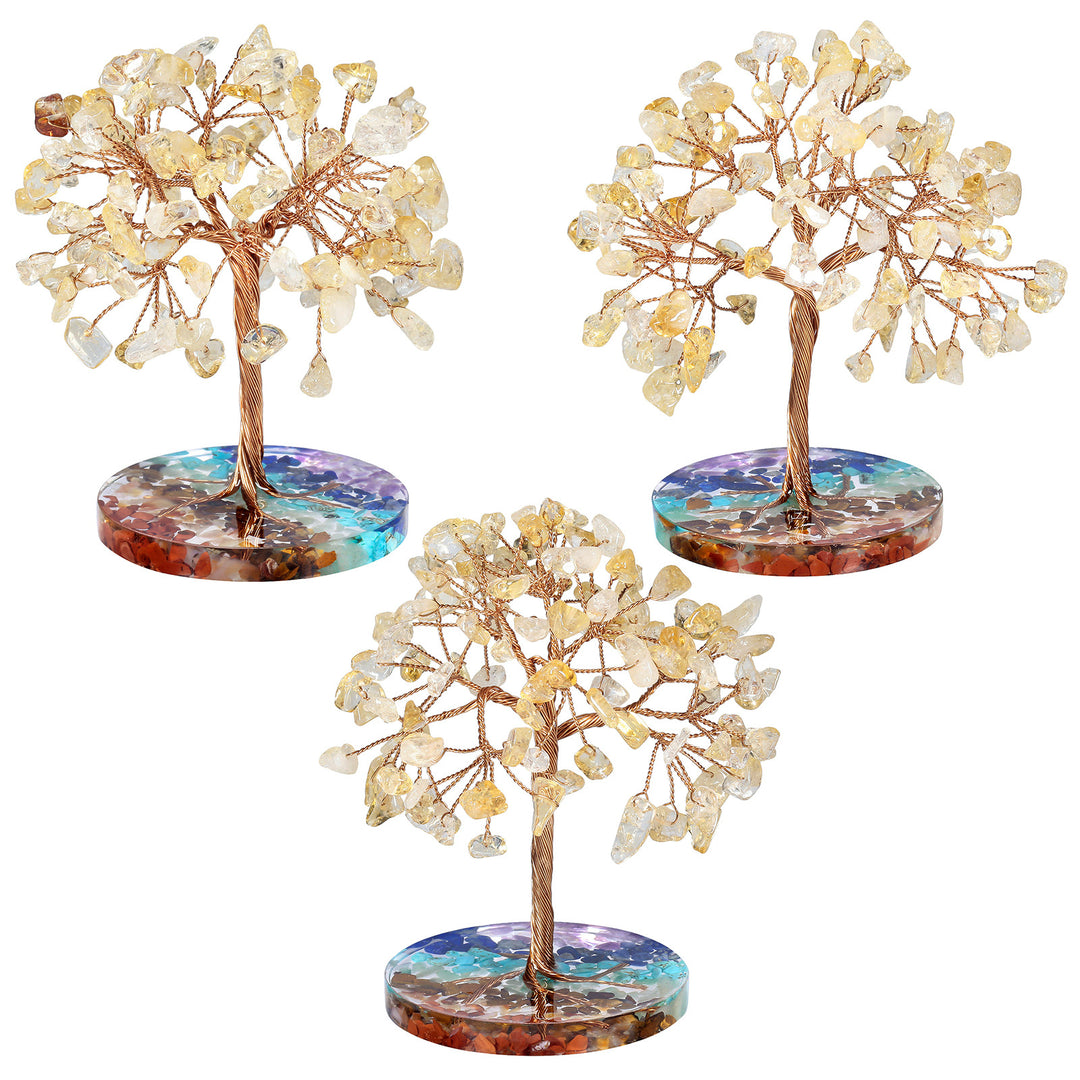 Olivenorma Chakra Gravel Round Base Feng Shui Tree - image 16