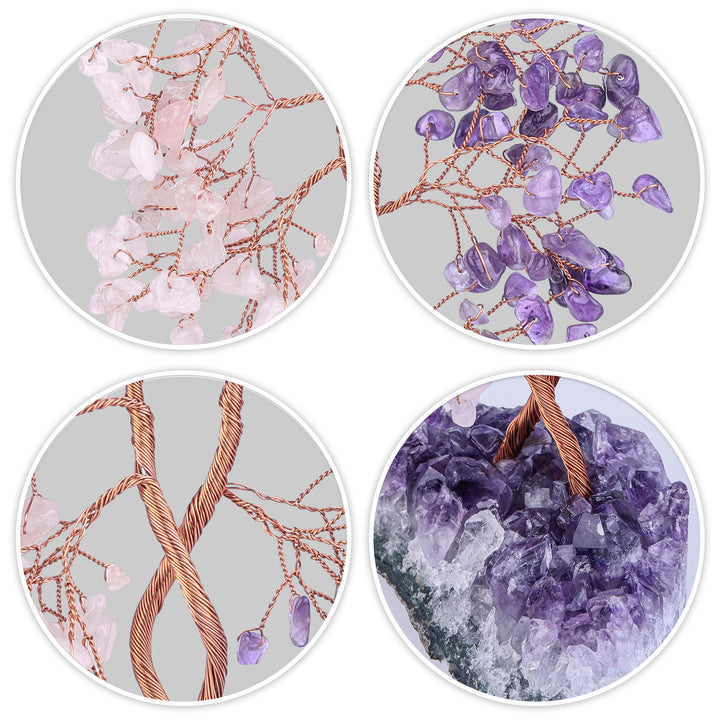 Olivenorma Amethyst Mine Base Concentric Feng Shui Tree - image 13