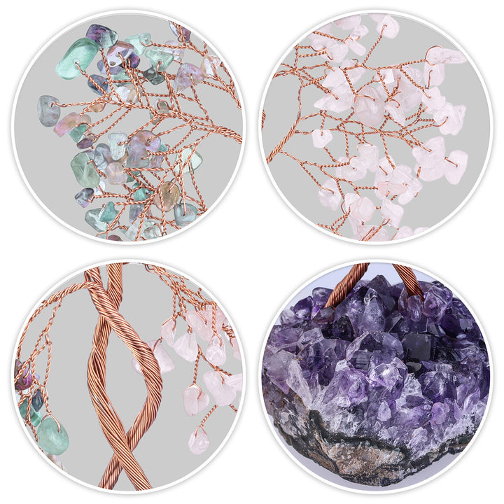 Olivenorma Amethyst Mine Base Concentric Feng Shui Tree - image 19