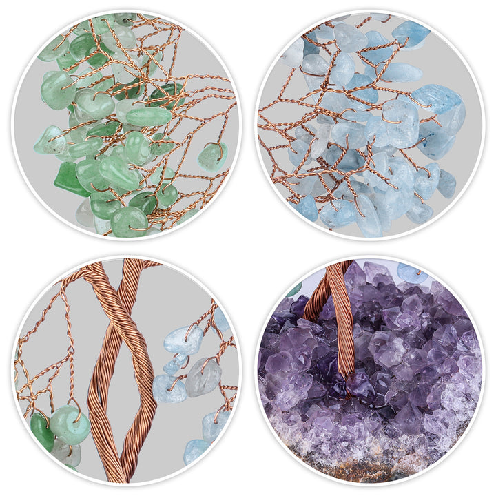 Olivenorma Amethyst Mine Base Concentric Feng Shui Tree - image 22