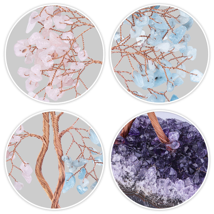 Olivenorma Amethyst Mine Base Concentric Feng Shui Tree - image 17