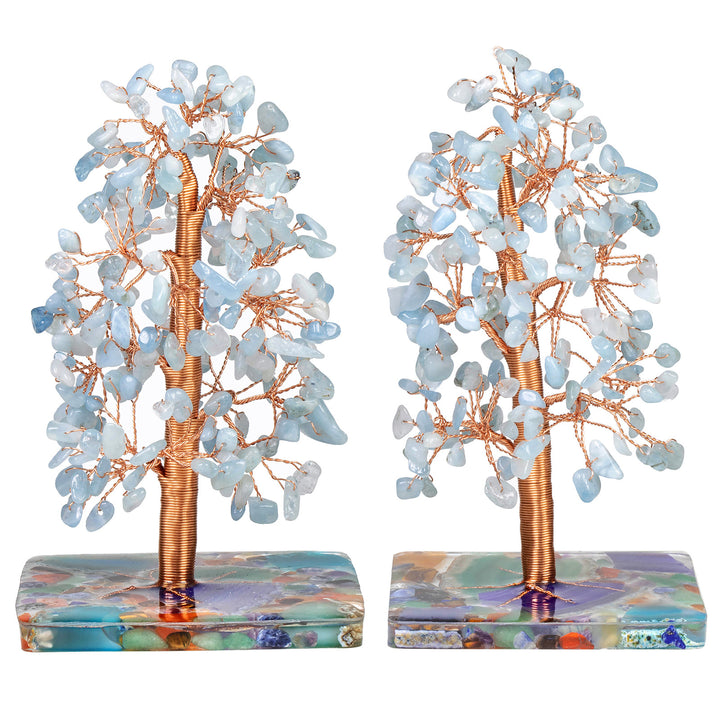 Olivenorma Colored Agate Square Base Feng Shui Tree - image 15