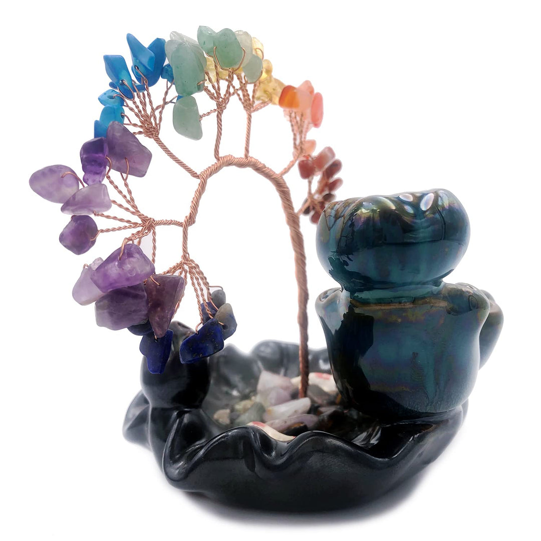 Olivenorma Incense Burner Healing Chakra Feng Shui Tree - image 2