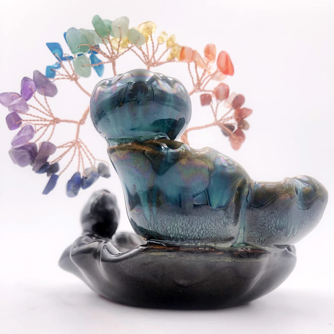 Olivenorma Incense Burner Healing Chakra Feng Shui Tree - image 3