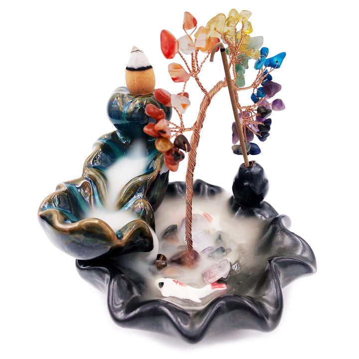 Olivenorma Incense Burner Healing Chakra Feng Shui Tree - image 5