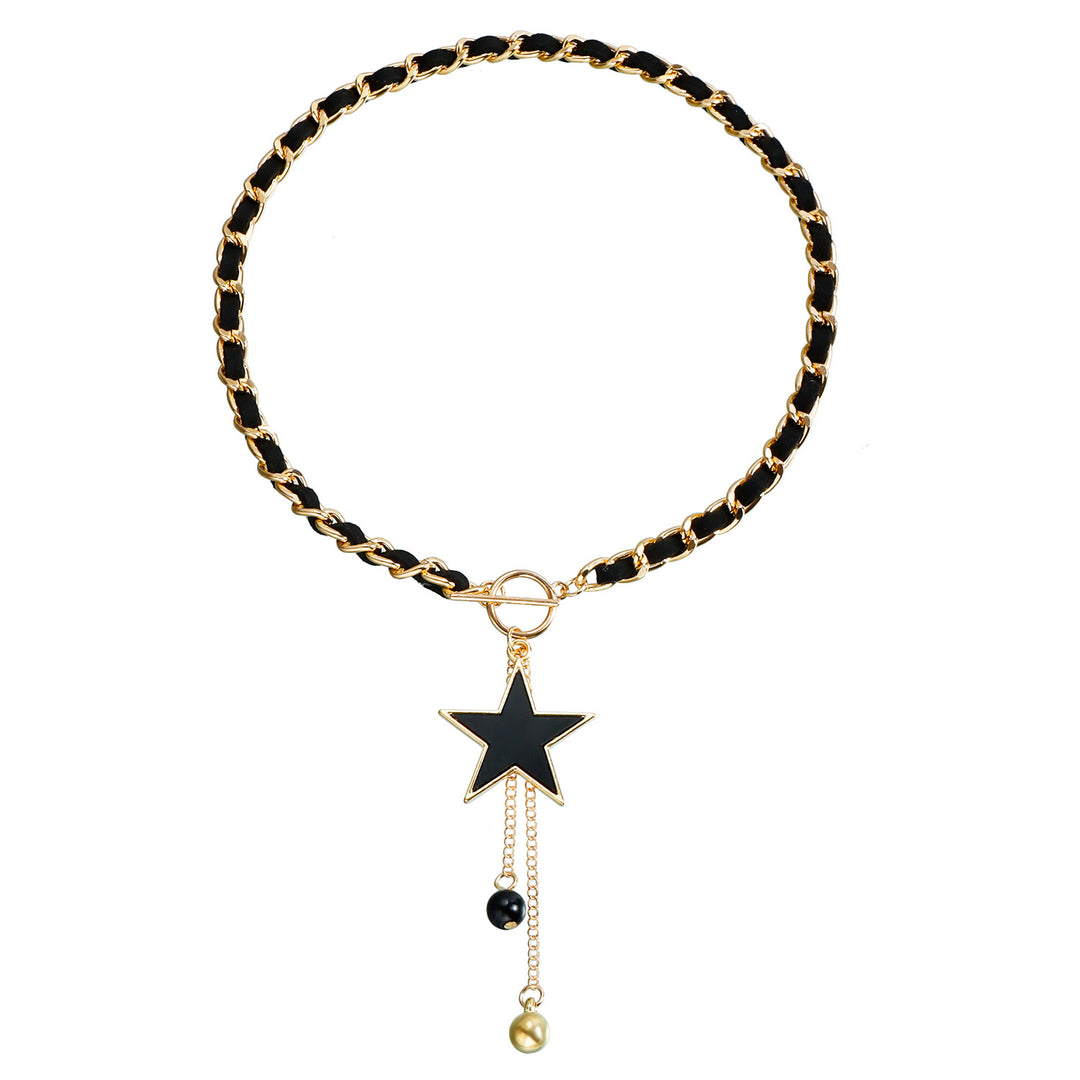 Olivenorma Black Wrap Velvet Choker Necklace - Five-Pointed Star - image 32