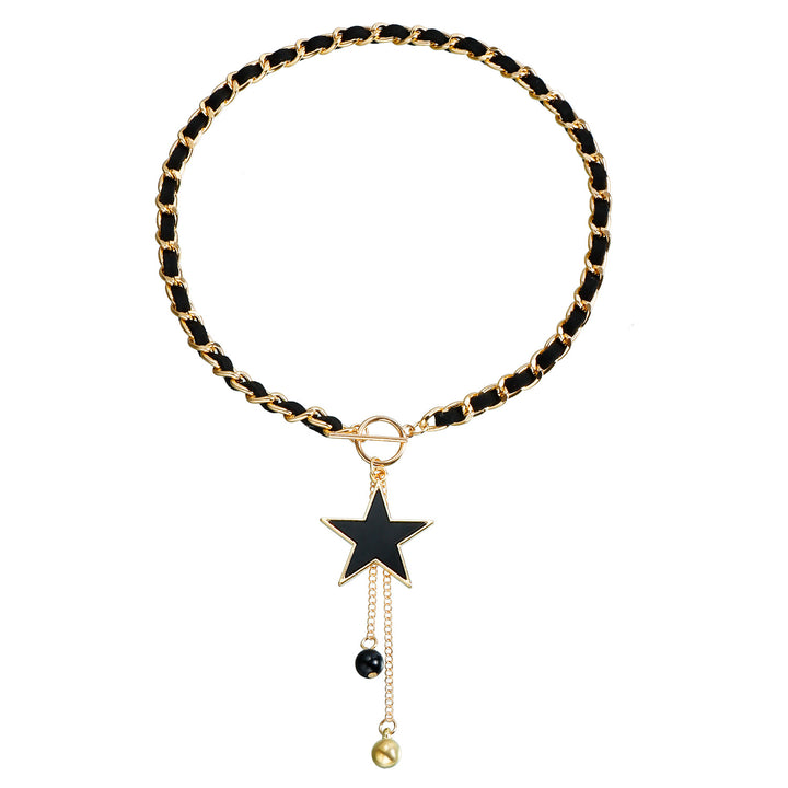Olivenorma Black Wrap Velvet Choker Necklace - Five-Pointed Star - image 32