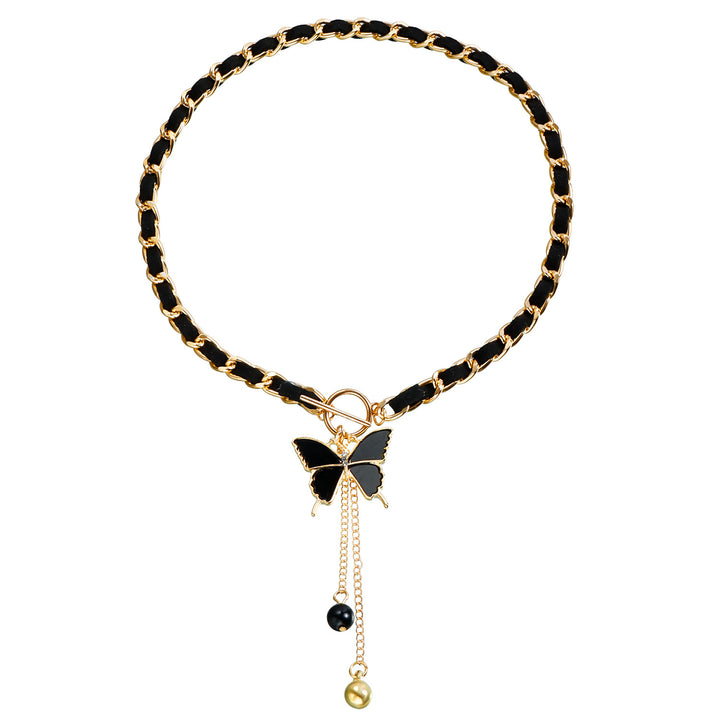 Olivenorma Black Wrap Velvet Choker Necklace - Butterfly - image 34