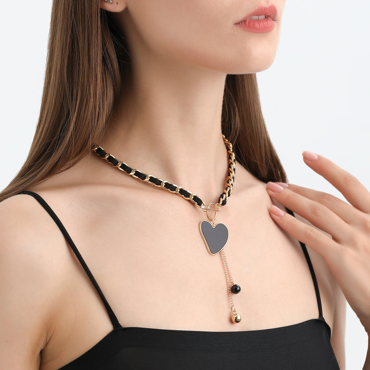 Olivenorma Black Wrap Velvet Choker Necklace - image 11