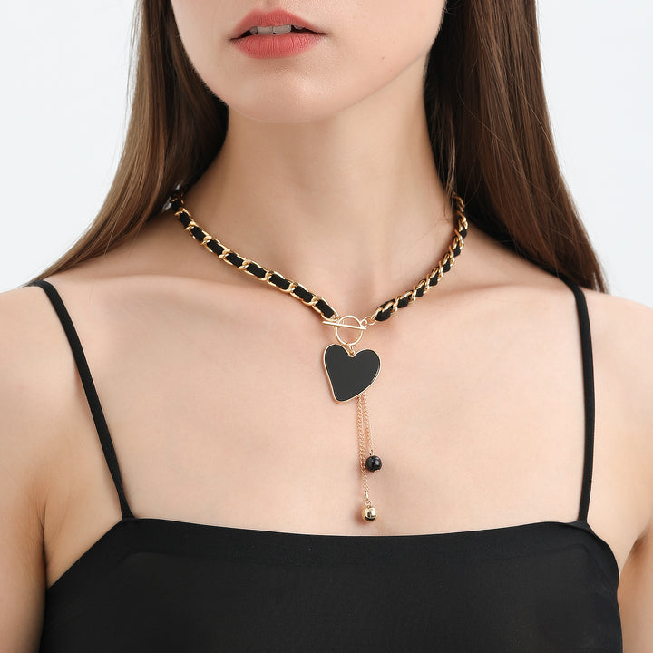 Olivenorma Black Wrap Velvet Choker Necklace - image 12