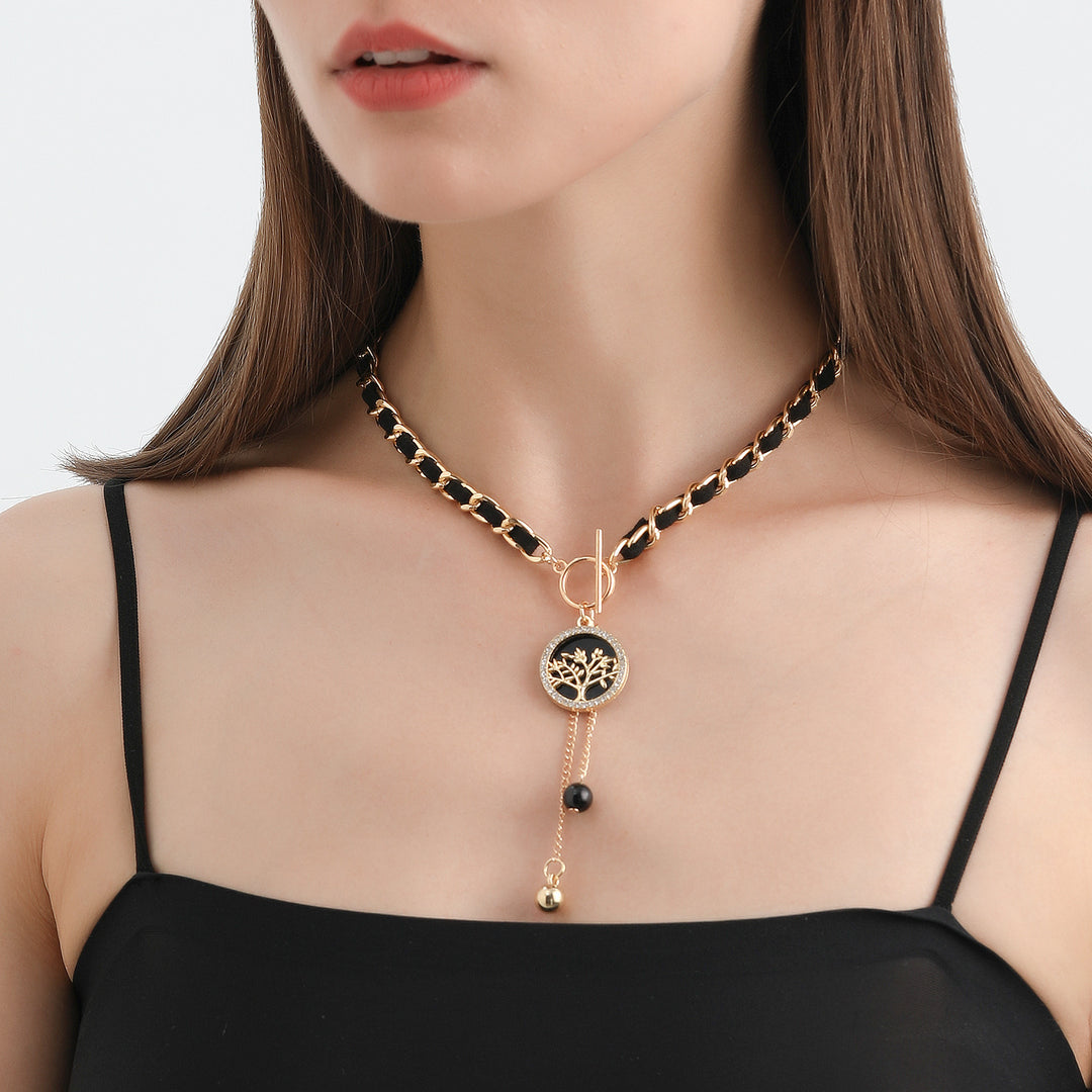 Olivenorma Black Wrap Velvet Choker Necklace - image 2