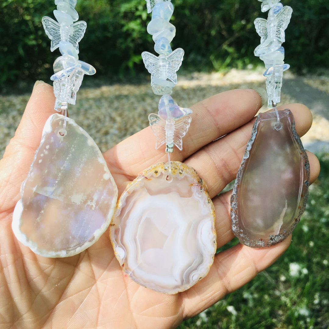 Olivenorma Tree Of Life Crystal Agate Wind Chime - image 32