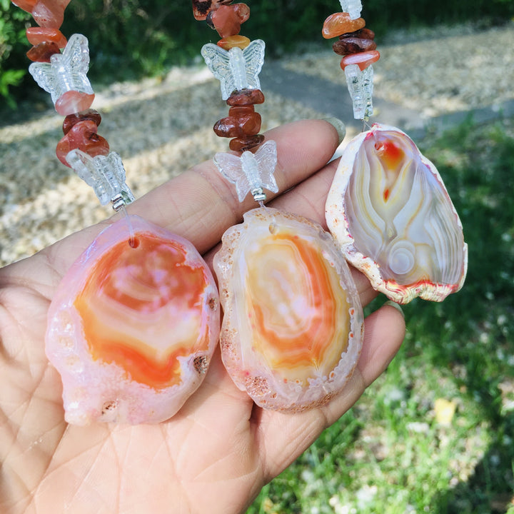 Olivenorma Tree Of Life Crystal Agate Wind Chime - image 34