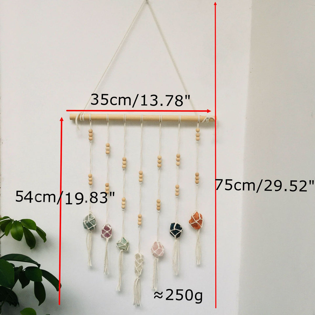 Olivenorma Boho Handwoven Chakra Crystal Pendant Ornaments - image 11