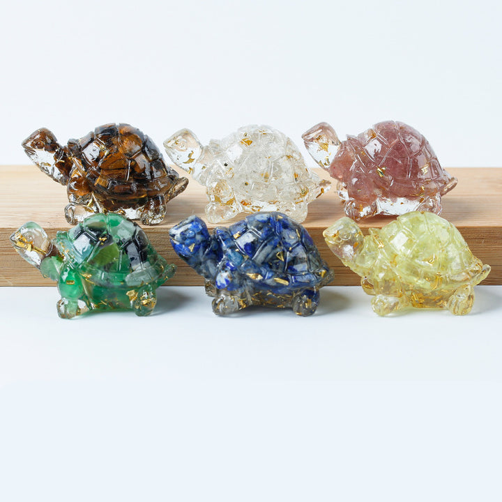 Olivenorma Crystal Gravel Glue Little Turtle Gemstone Decoration - image 76