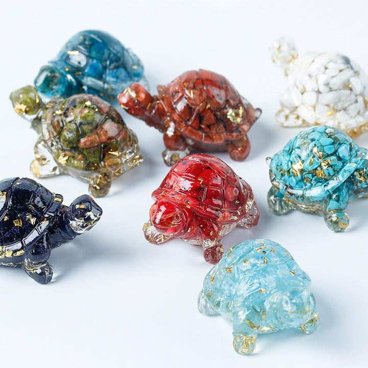Olivenorma Crystal Gravel Glue Little Turtle Gemstone Decoration - image 77