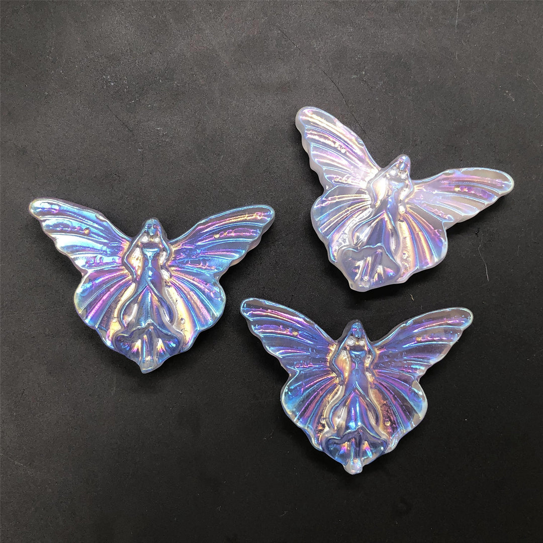 Olivenorma Electroplate Carved Fairy Butterfly Gemstone Decoration - image 8