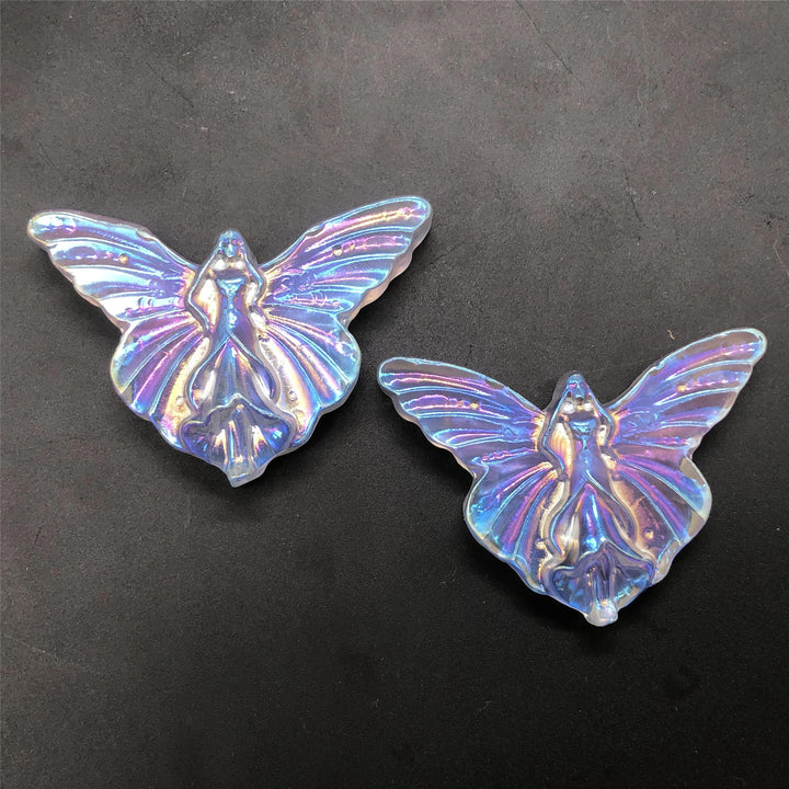 Olivenorma Electroplate Carved Fairy Butterfly Gemstone Decoration - image 6