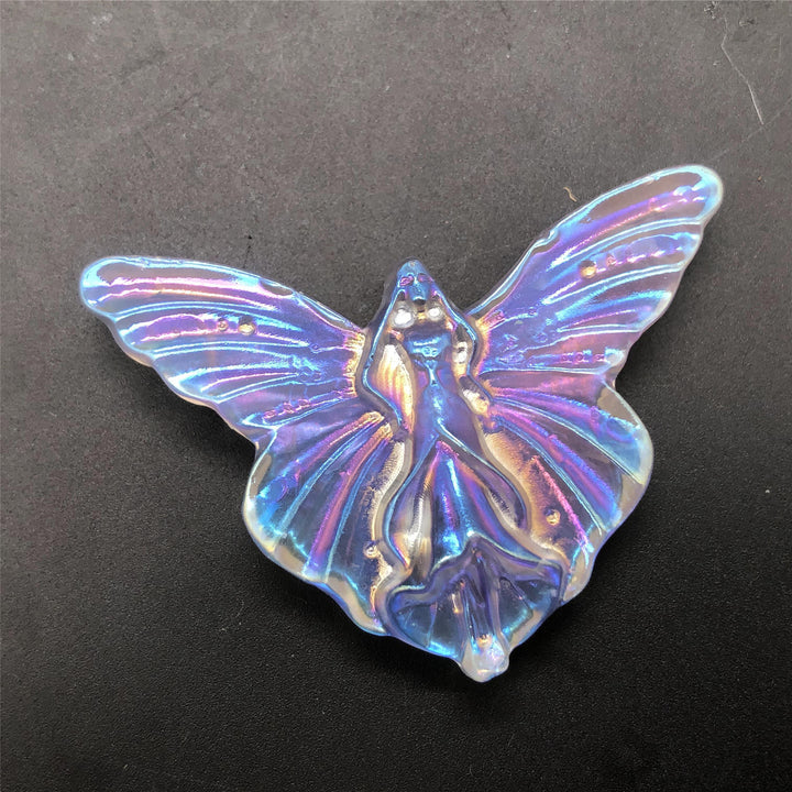 Olivenorma Electroplate Carved Fairy Butterfly Gemstone Decoration - image 5